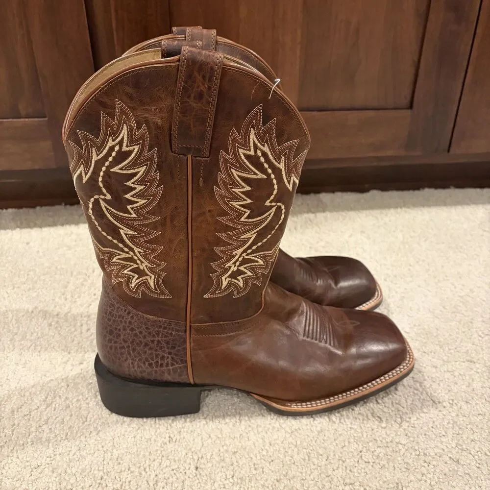 EUC Cody James Men Xero Gravity Unit Western Performance Boot Brown Size 11.5